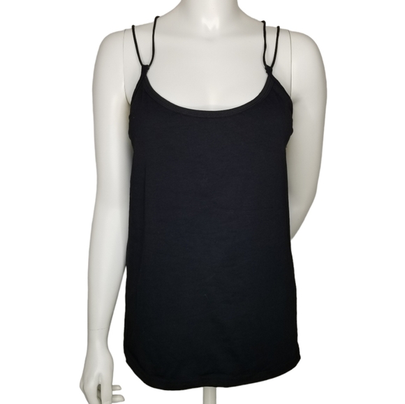 Shein 3X Womens Black Spaghetti Strap Criss Cross Back Sleeveless Summer Top NEW - Picture 1 of 16